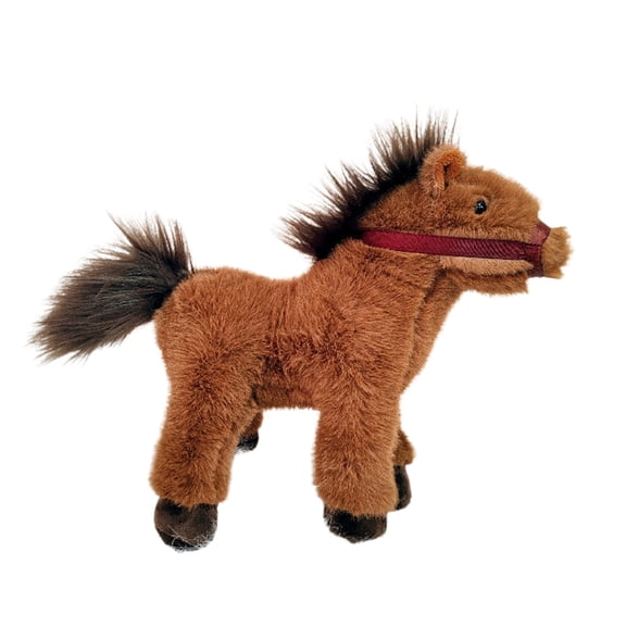 White Horse Toy Adorable Stuffed Animal Doll For Children Birthday Party Zoo Themed Soft Cuddly