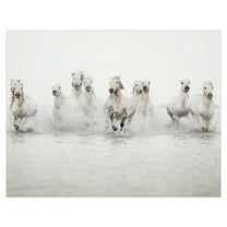 White Horses by Irene Suchocki Running Wild Horses Photo Canvas Art