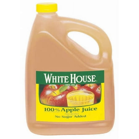White House 100% Apple Juice from Concentrate, 1 Gallon