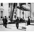 thumbnail image 1 of White House Construction. Npresident Calvin Coolidge Inspecting The Progress Of Construction Work On The White House, 1 of 3