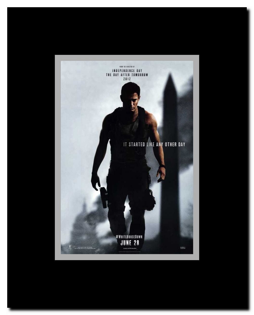 White House Down Framed Movie Poster