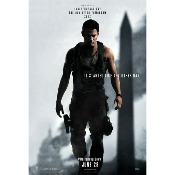 White House Down poster 12x16 Print on Metal Sign 12in x 16in #076513 Square Adults Best Posters