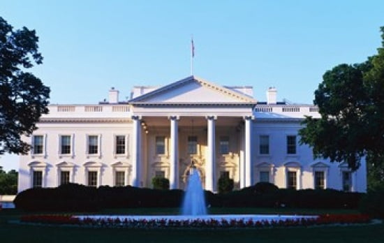 White House Washington DC Canvas Art - Panoramic Images (38 x 24)