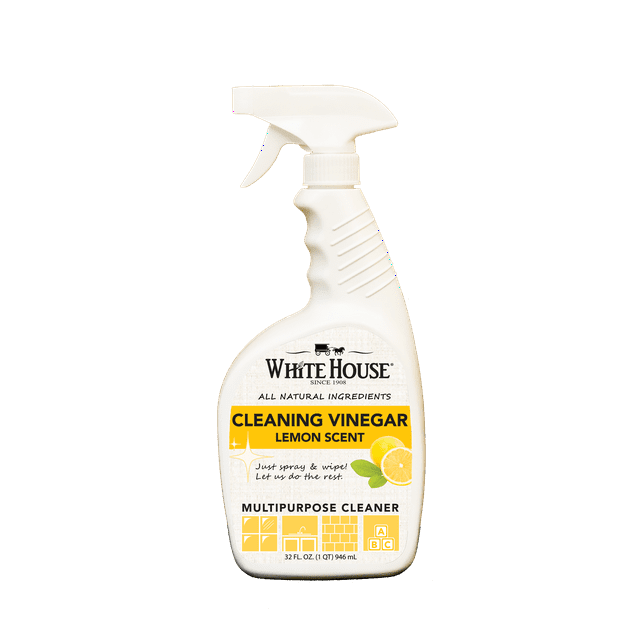 White House cleaning vinegar 32oz with lemon scent