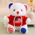 thumbnail image 1 of White Hug Bear Plush Toy, 9-inch Comfort Stuffed Animal, Soothing Decor Companion for Home and Relaxation, 1 of 7