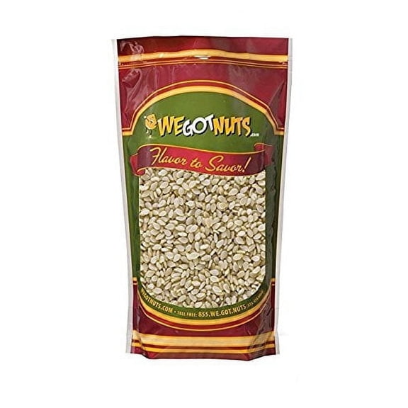 We Got Nuts White Hulled Sesame Seeds, Gourmet Savory Snack Seeds for Baking and Cooking, Kosher, 5 lb, 80 oz