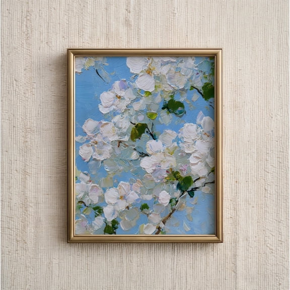 White Hydrangea Neutral Botanical Poster Unframed Paper Print
