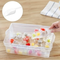 White Ice Scoop Plastic Ice Shovel Measuring Scoops Multifunctional Ice Tray Shovel Flour Candy Grains Dessert Scoopers for Ice Cream Tools, 1 Pcs, 1.97x6.89"