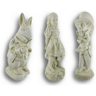 Resin Alice In Wonderland Ornament Garden Statue 22-25cm Graden Figurine  Sculpture Bunny Statues Decoration Home