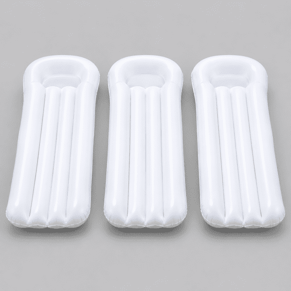White Inflatable Pool Lounger Float Couch Rafts