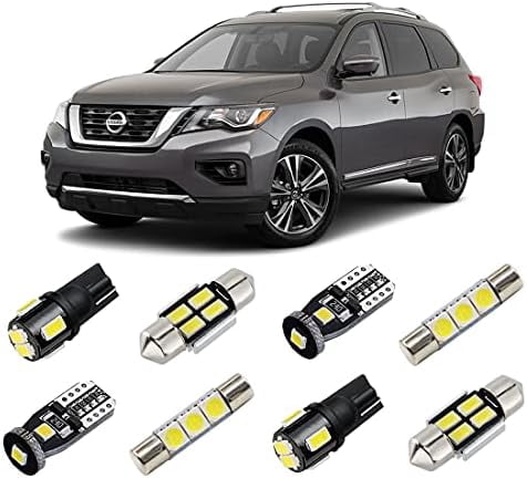 Pathfinder Led Kit White Interior LED Lights Kit for Nissan Pathfinder 2013 2014 2015 2016 ...