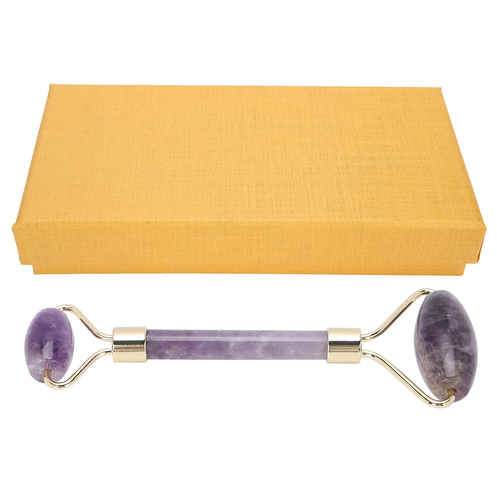 White Jade Roller Ergonomic Natural Facial Massager Roller AntiAging Skin Care Tool(White Jade )