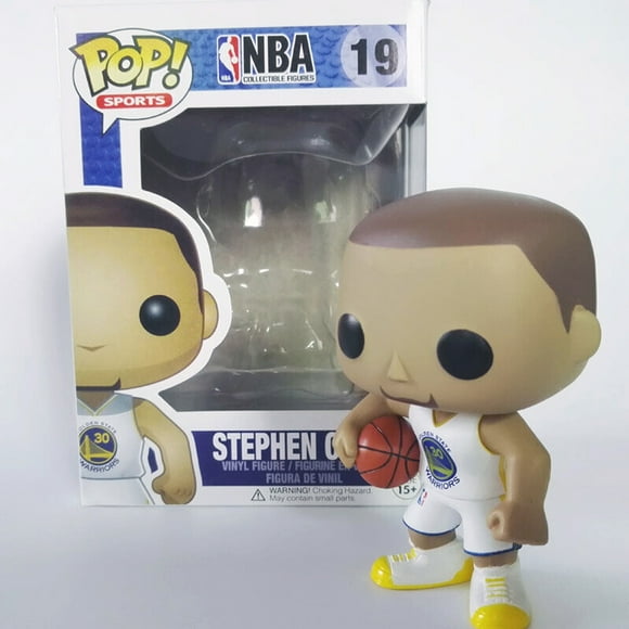 White Jersey #19 Stephen Curry Vinyl Figures Pop! Multicolor Model Toys - w/Box & Protector