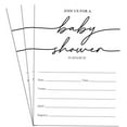 thumbnail image 1 of White Join US For A Baby Shower Party Fill In Invites Card 25 Invitations & Envelopes Double Sided 5x7", 1 of 3
