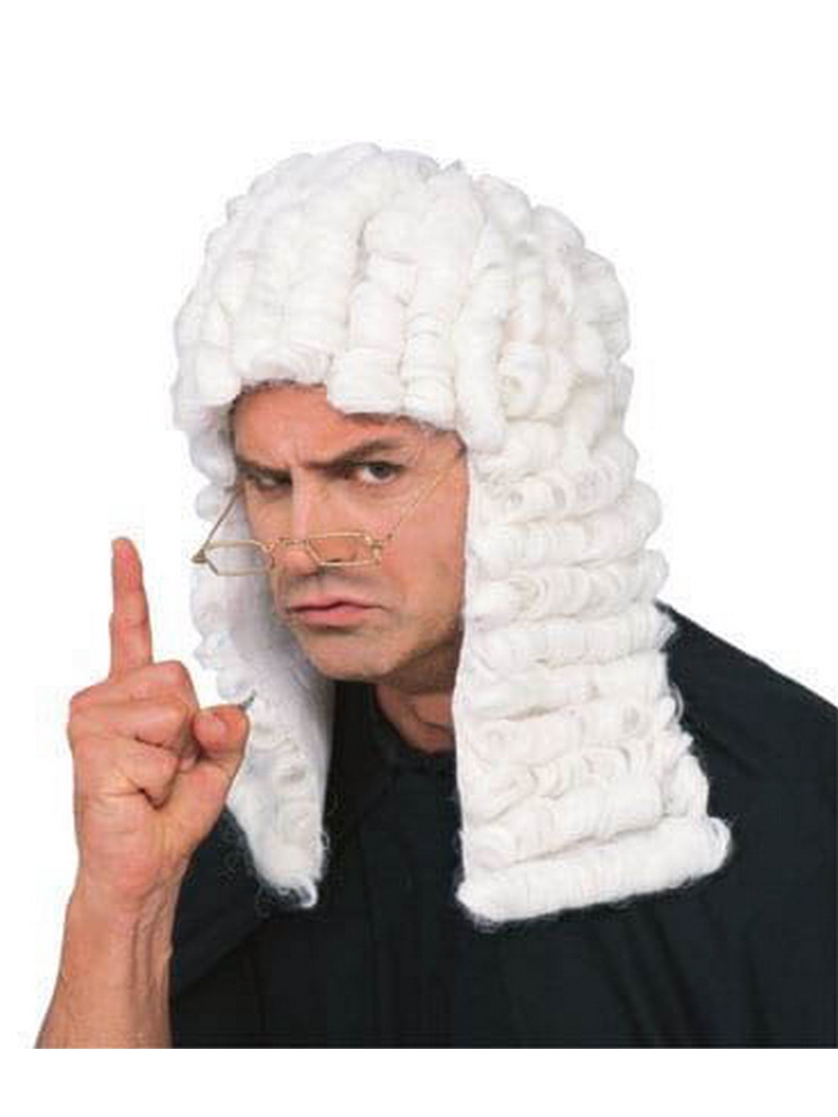 Judges Wig Adult White Judges Wig Adult White