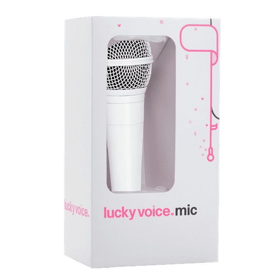 White Karaoke Microphone
