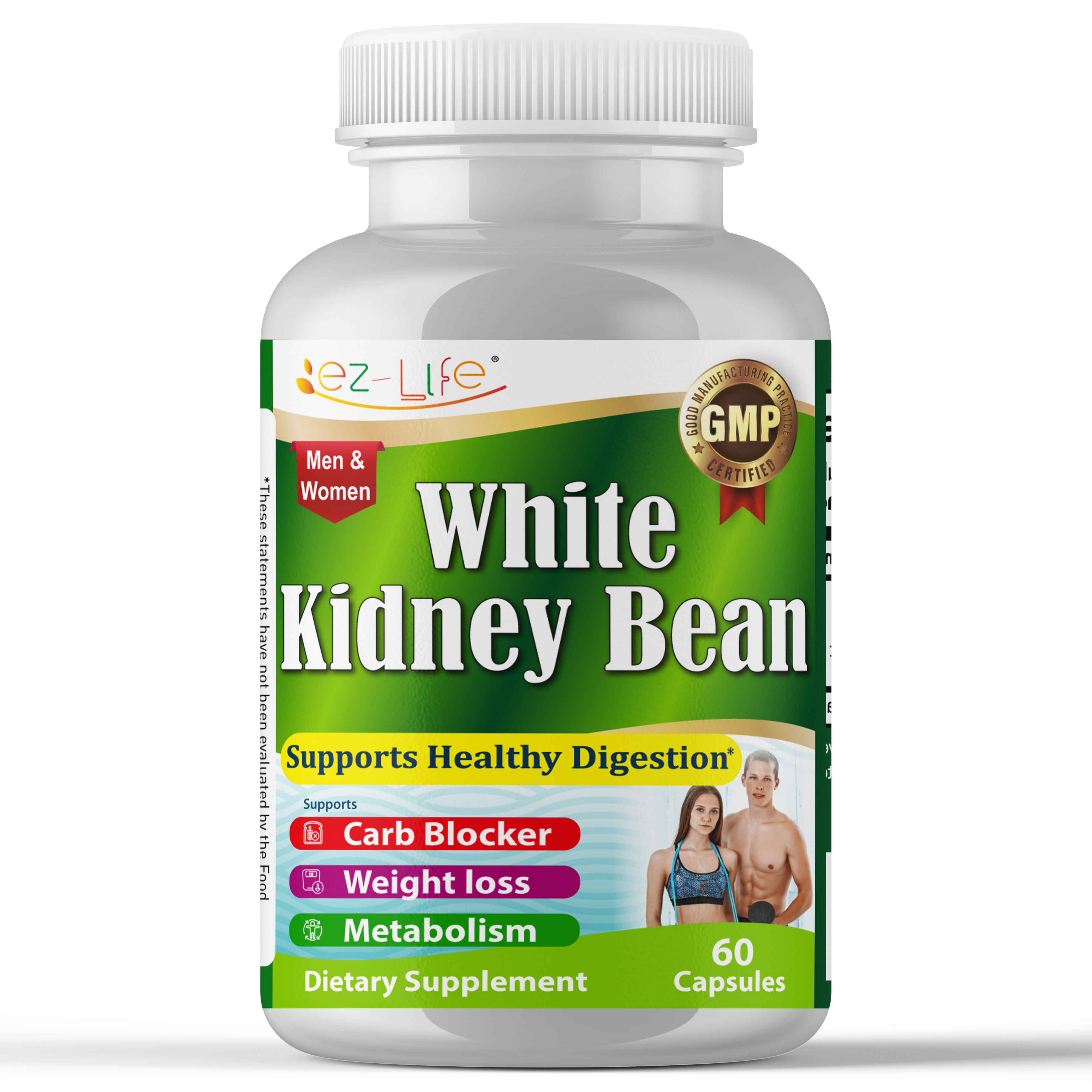 White Kidney Bean Carb Blocker, Lose Belly Fat, Suppress Appetite