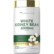 White Kidney Bean Extract | 6000mg | 200 Count | by Carlyle
