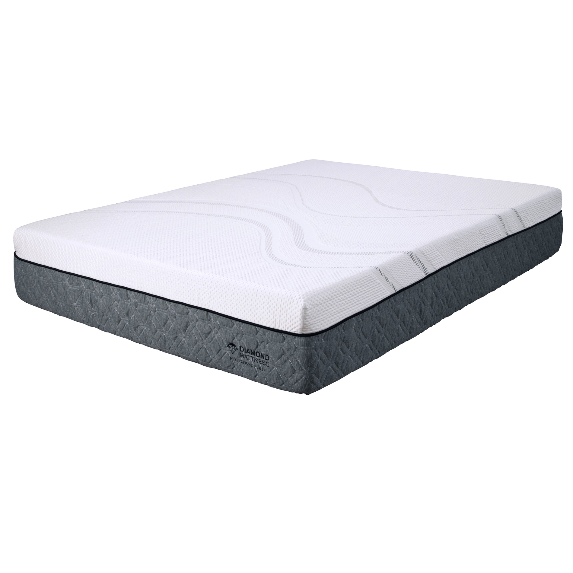 White King Graphene Memory Foam Mattress, 12", Medium Static Electricity Prevention 12" Elastic