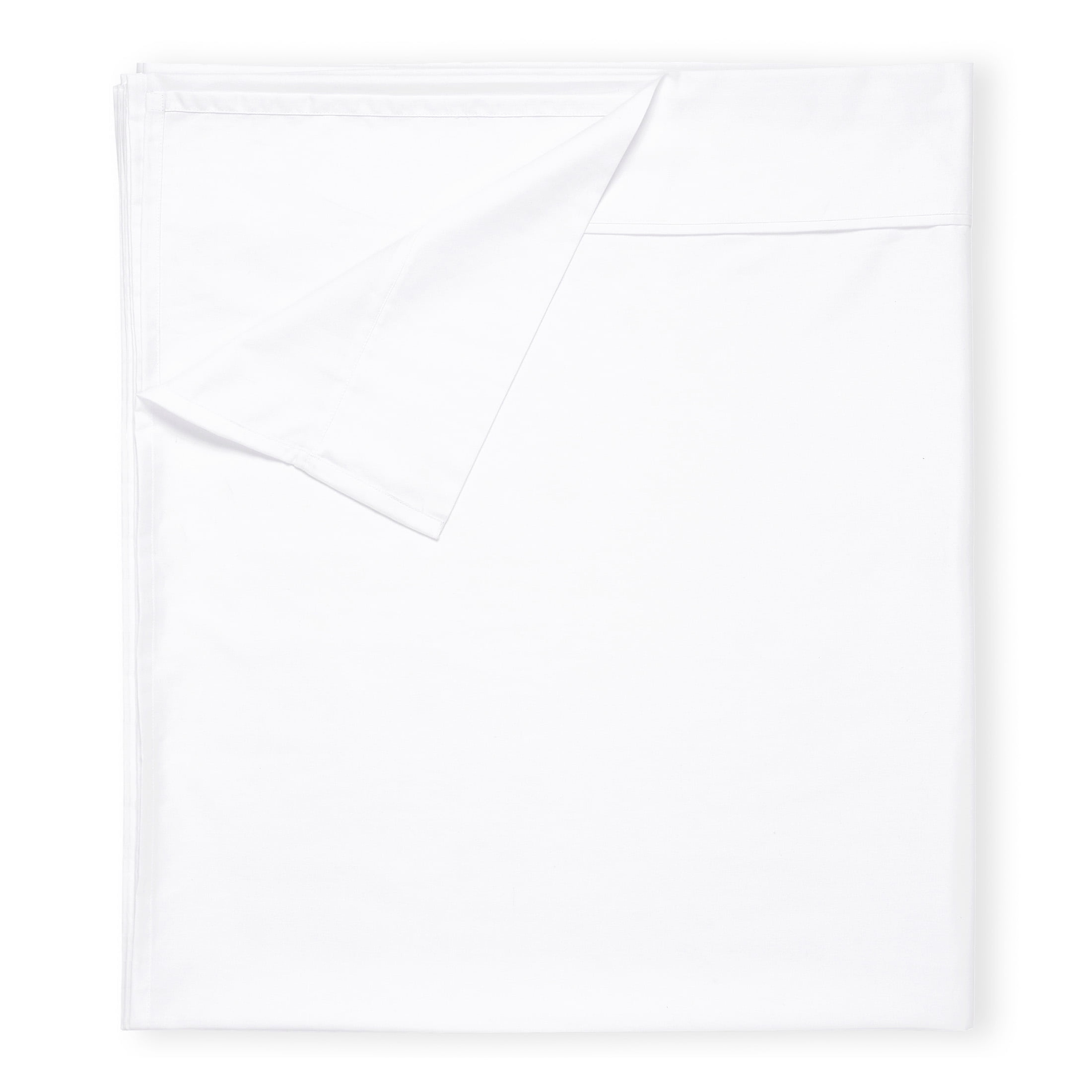 White King Size Flat Sheet Soft & Durable, 100 Cotton, 400 Thread