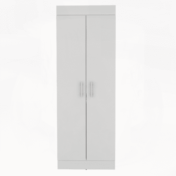 White Kitchen Pantry Cabinet - Space-Saving Storage for Home & Apartment