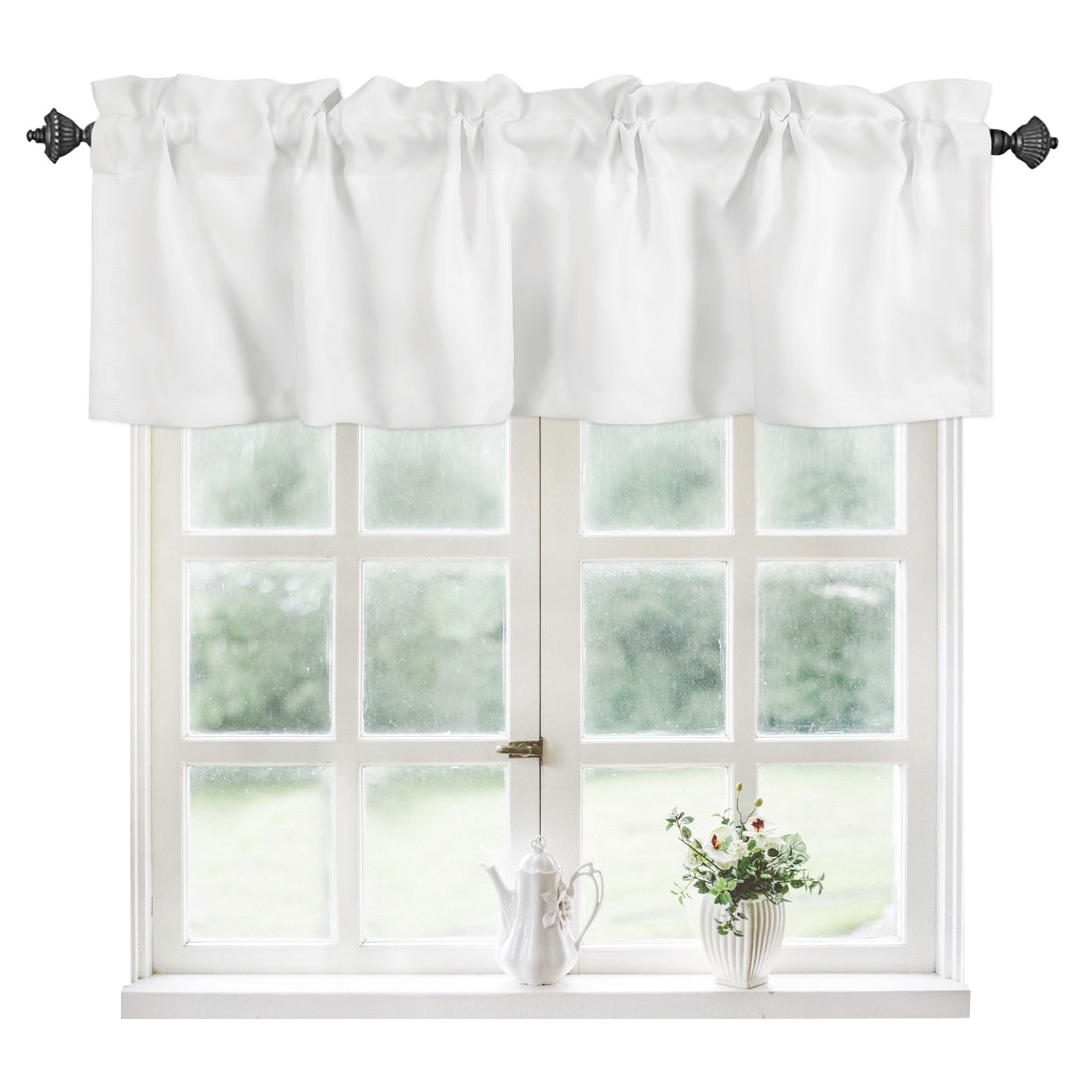White Valances For Windows