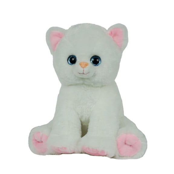 White Kitty 8 inch Plush Stuffed Animal Soft White Cat Toy Gift Collectible Plush Animal