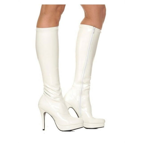 White Knee-high Boot Adult