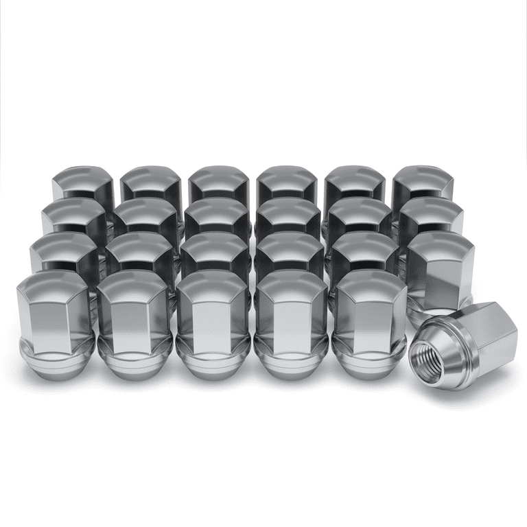 White Knight 961709D Chrome M14 x 1.50 Duplex Bulge Acorn Lug Nut