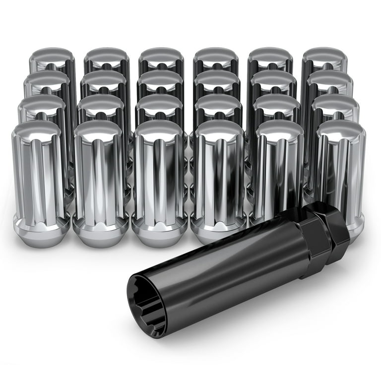 Gorilla 14mm x 2.0 - 6 Lug Kit Chrome (24pk) Gorilla 14mm x 2.0 - 6 Lug Kit Chrome (24pk)