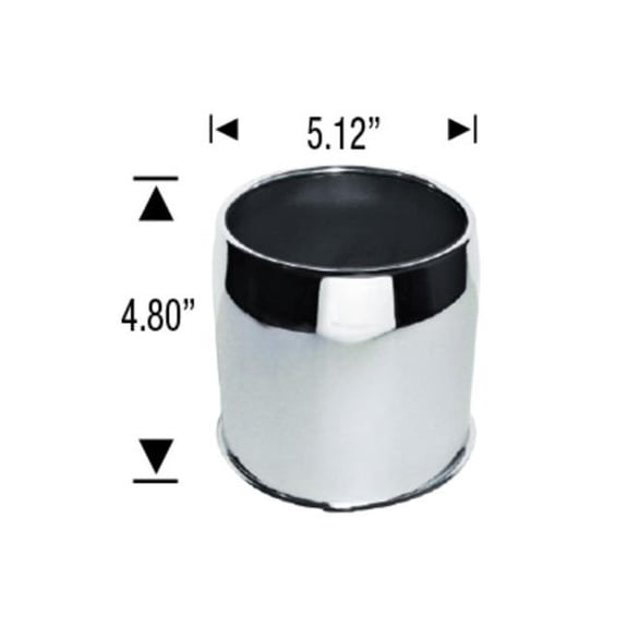 White Knight WHK112 5.12 x 4.80 in. 6.5BC Chevrolet Open Cap
