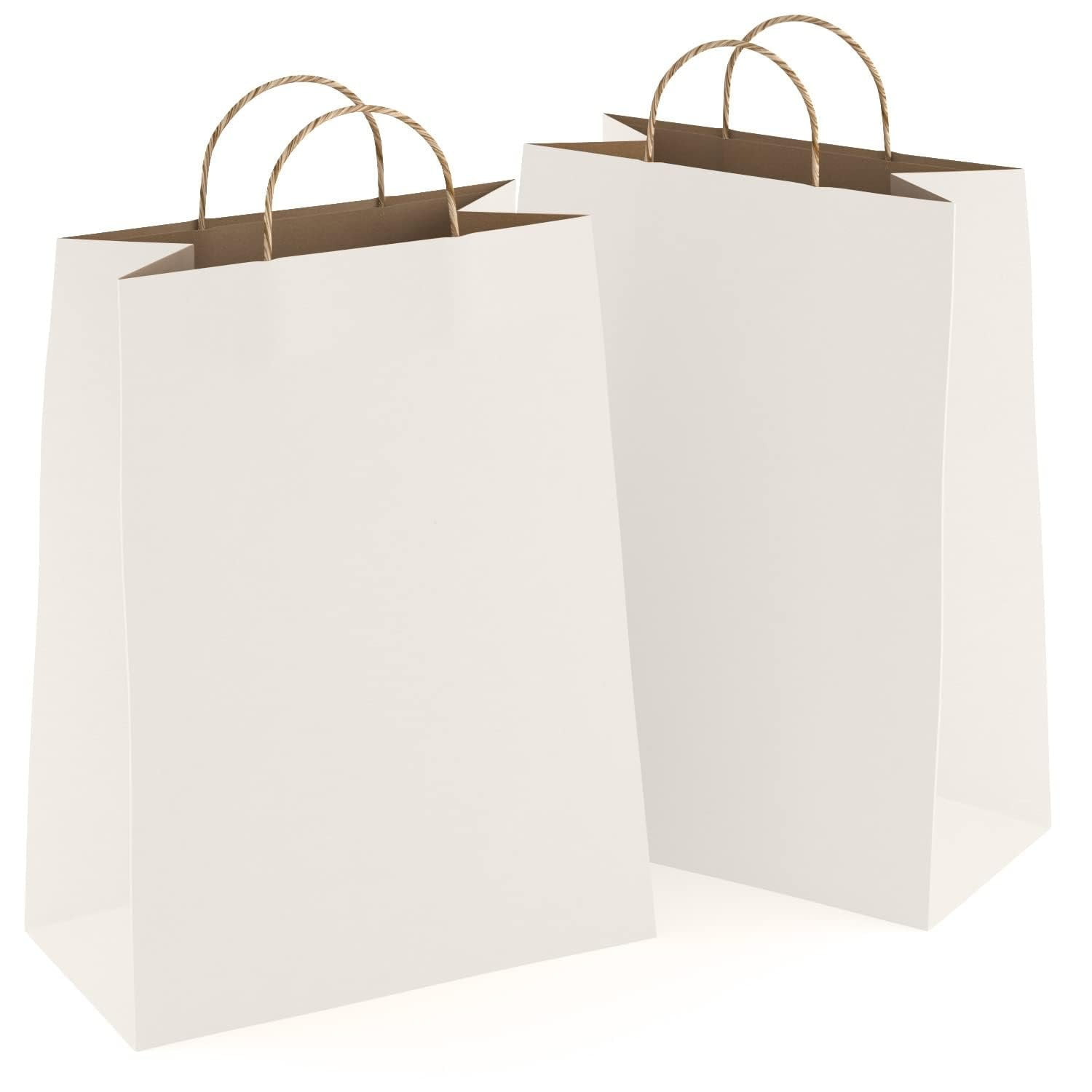 Prime Line Packaging Brown Paper Bags With Handles, Small Kraft Shopping Totes In Bulk For - Foto 5