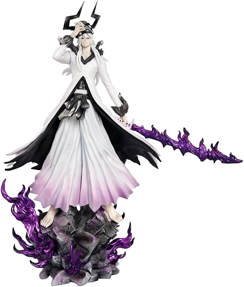 White Kurosaki Ichigo BLEACH Action Figures Model Statue Anime