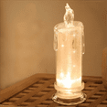 thumbnail image 1 of White LED Candles (D:2.5" x H:7"),Flameless Pillar Candle,Battery Operated Candles/Fake Candle, Velas Artificiales para Decoracion for Valentine Wedding Ramadan Christmas Decorations, 1 of 8