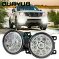 thumbnail image 1 of White LED Front Bumper Fog Light Driving Lamp For Nissan Frontier 2005-2019, 1 of 12