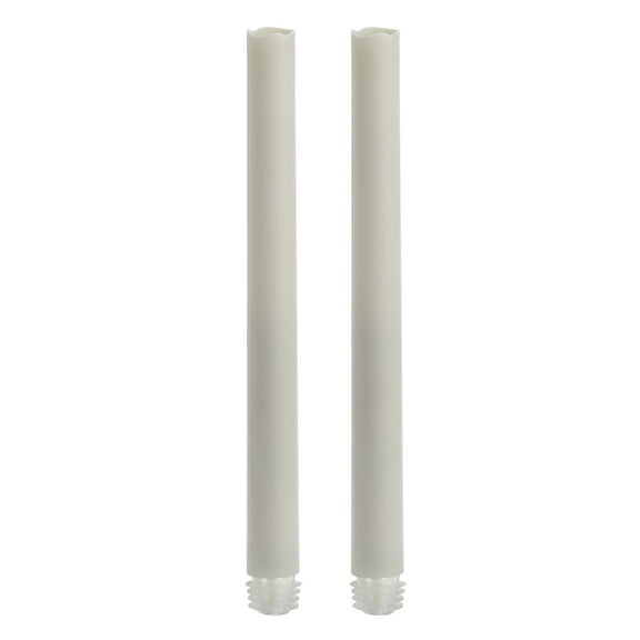 White LED Taper Candles with Timer By Ashland