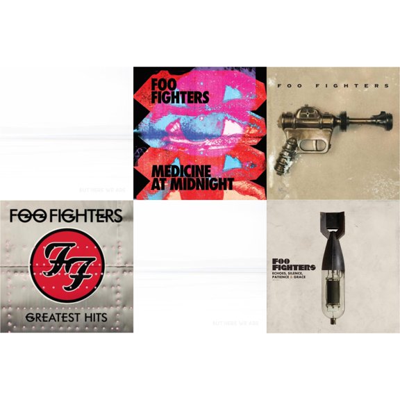 But Here We Are (White LP Vinyl) & Medicine At Midnight (140G) & Foo Fighters (Dl Card) & Greatest Hits (2LP/Dl Card/Gatefold) & But Here We Are & Echoes Silence Patience & Grace