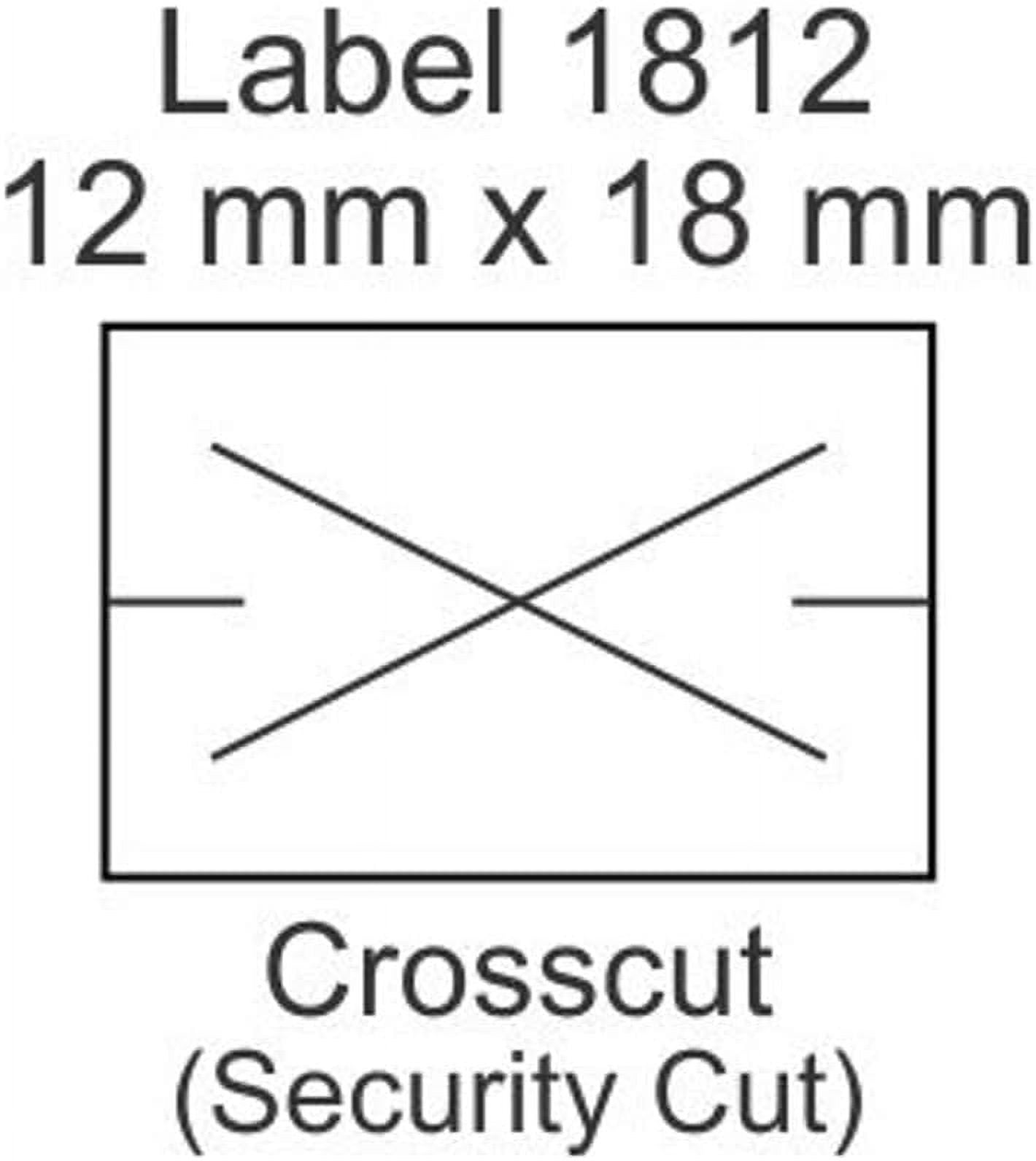 White Labels for Contact Label Gun Models 6.18 & 7.18 (CGX1812