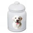 thumbnail image 1 of White Labrador -  Best of Breed Dog and Cat Ceramic Treat Jar, 1 of 1