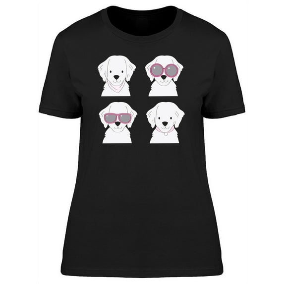 White Labrador Fashion Set T-Shirt Women -Image by Shutterstock, Female Small