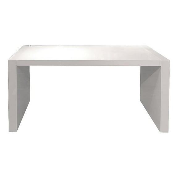 White Lacquer Computer Desk