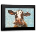 thumbnail image 1 of White Ladder 18x13 Black Modern Framed Museum Art Print Titled - How Now Brown Cow, 1 of 5