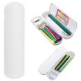 thumbnail image 1 of Wanyng Minimalist Plastic Pencil Cases, White, 1 of 7