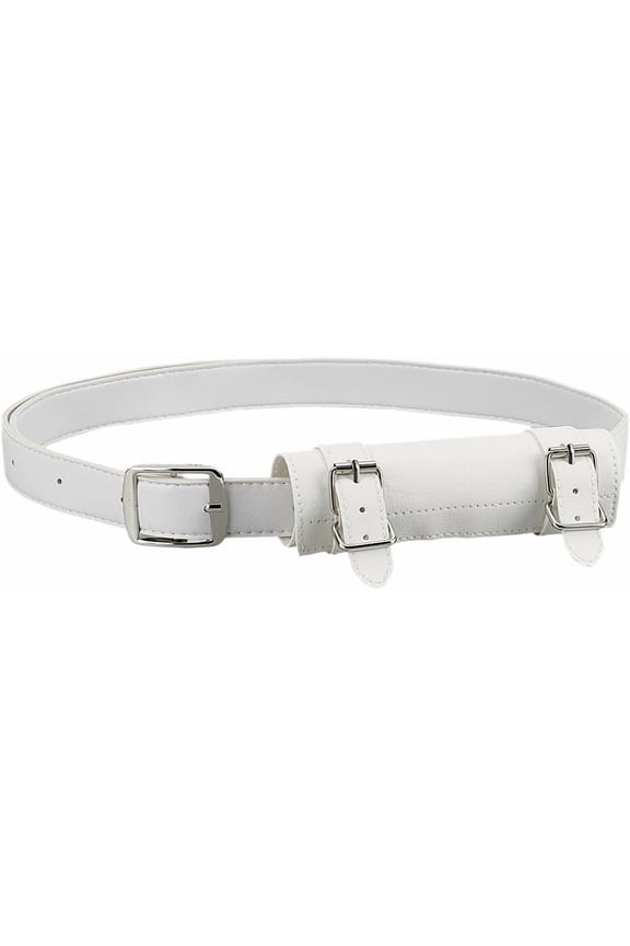 White Leather Belt Sword Holder Adjustable Leather Belt Accessories Leather Frog Holster Holder Leather Sheath Scabbard Sword Belt