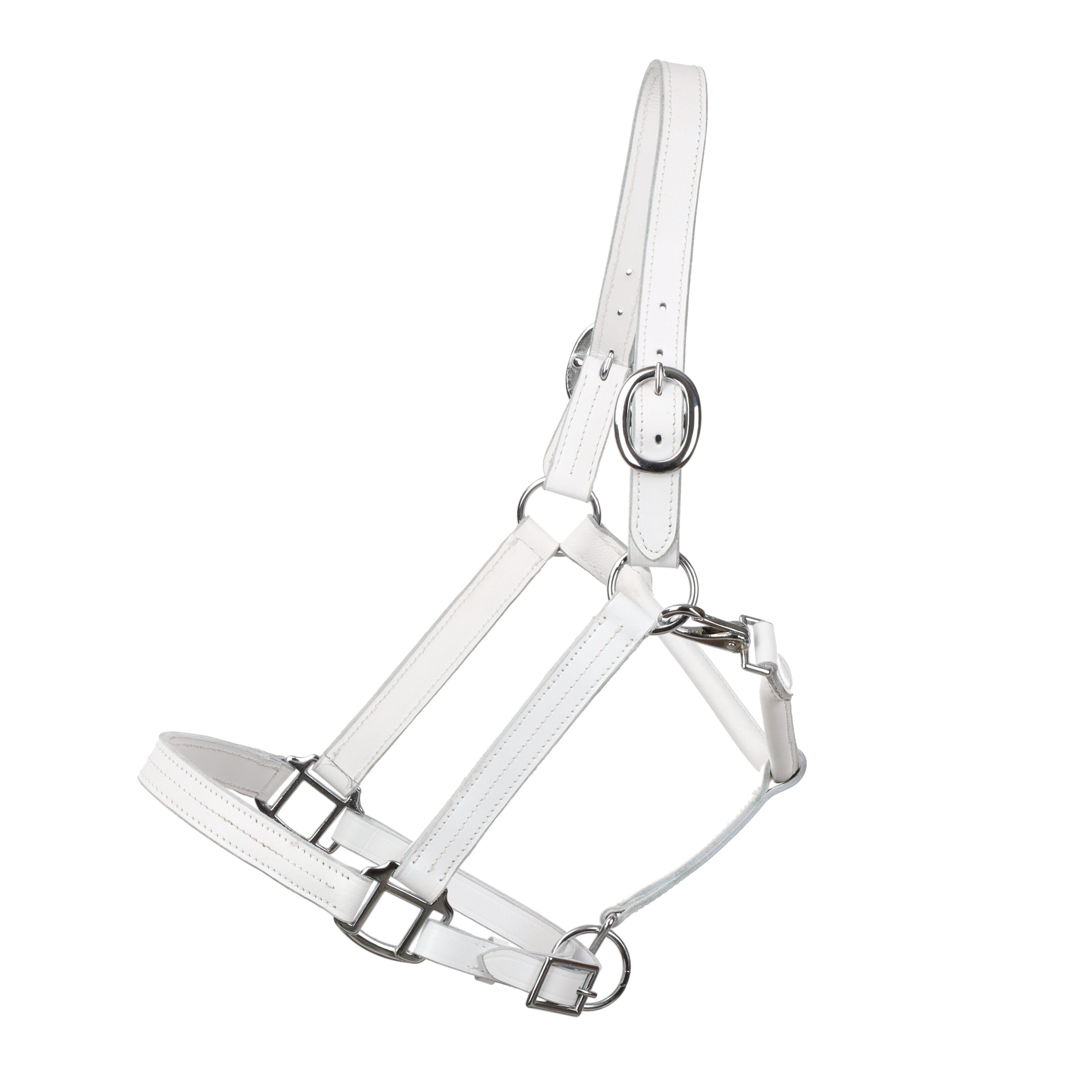 White Leather Halter - Walmart.com