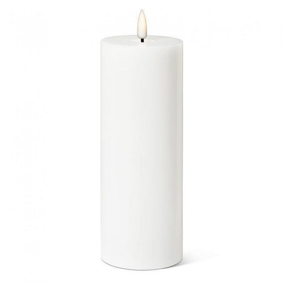 MDR Trading Inc. UNBT-01128 White Led Flameless Pillar Candle