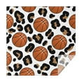 thumbnail image 1 of White Leopard Basketballs Pattern Square Tablecloth,Waterproof Square Table Cover,Wipeable Spillproof Washable Table Cover for Home Kitchen Party Decor 52"x52"(132x132cm), 1 of 6