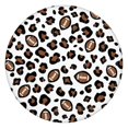 thumbnail image 1 of White Leopard Print with Footballs Pattern Round Fitted Tablecloth with Elastic Edge,Dining Table Cover Waterproof,Outdoor Round Tablecloth for Camping,Dining,Indoor and Outdoor, 1 of 7