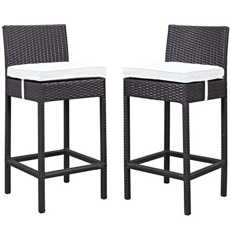 Modway Lift Outdoor Patio Bar Stool Set of 2