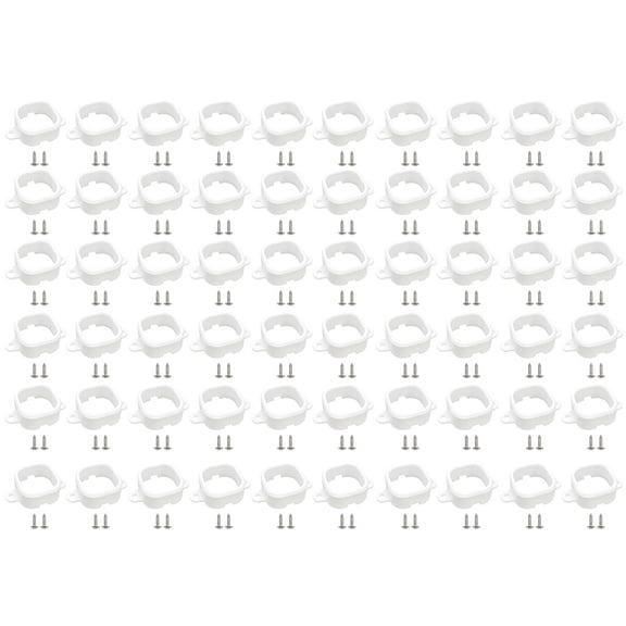 White Light Clips For Outdoor Lights Model H706 Easy Install Weather Resistant